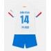 Barcelona Joao Felix #14 Dětské Oblečení Venkovní Dres 2023-24 Krátkým Rukávem (+ trenýrky)